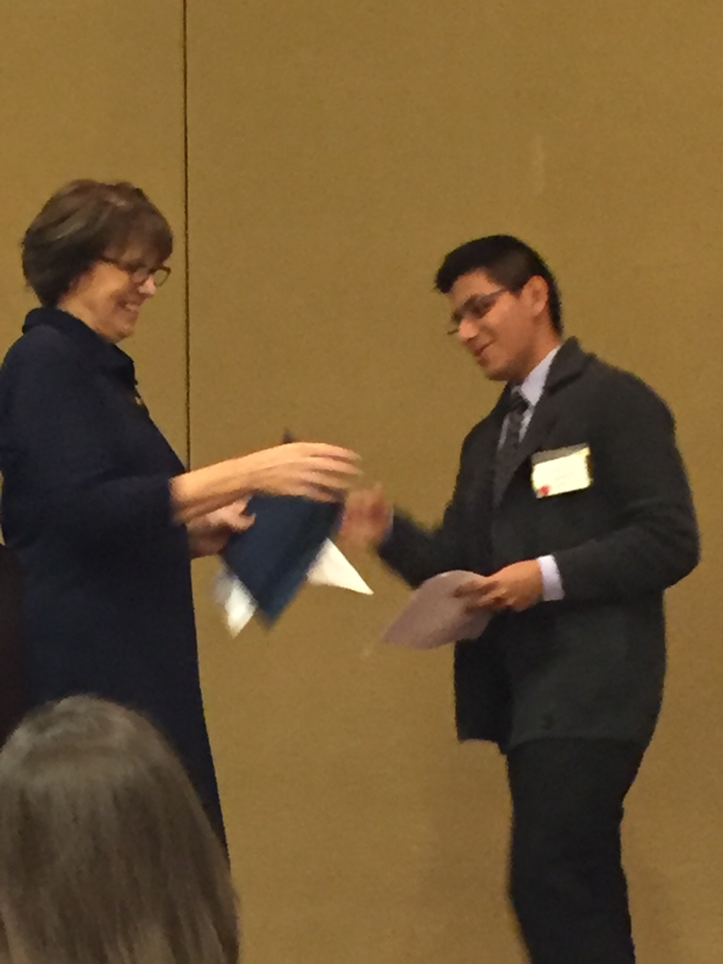 Scholarship winner